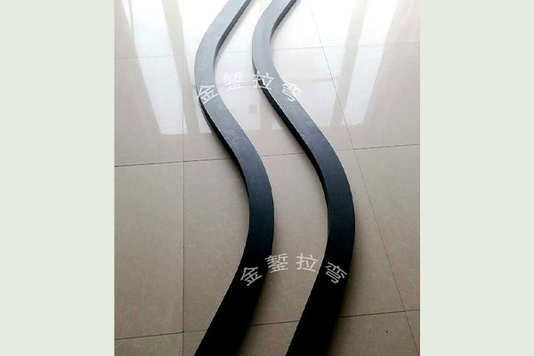 S-shaped Stretch Bending of Aluminum Square Tubes