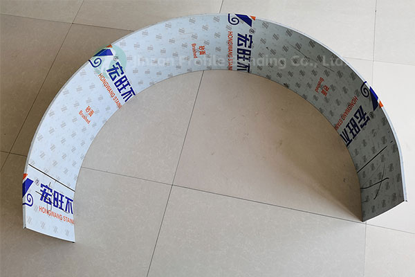 Integral Stretch Bending of Stainless Steel Corner Door Frames