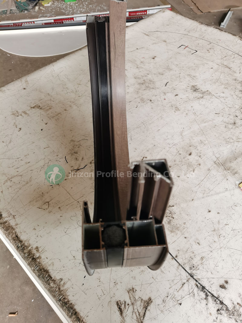 80 Series Frame-Sash Flush Arc Window with Integral Stretch Bending