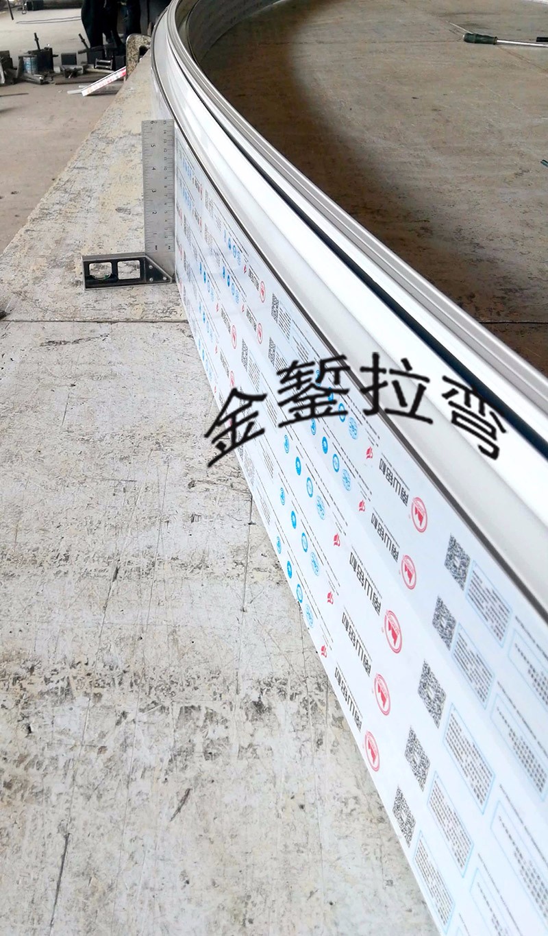 Stretch Bending of 200×80 Curtain Wall Columns