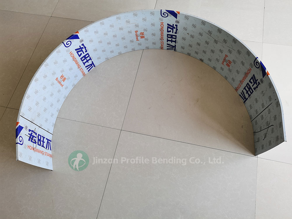Integral Stretch Bending of Stainless Steel Corner Door Frames