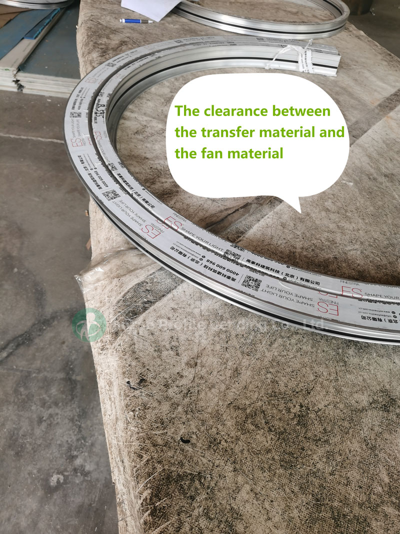 Medium-Hung Window Sash Material Bending